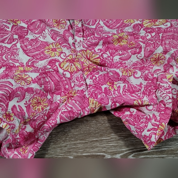 Lilly Pulitzer Fish and floral Chum Bucket Shorts SIZE 8 - Picture 5 of 10
